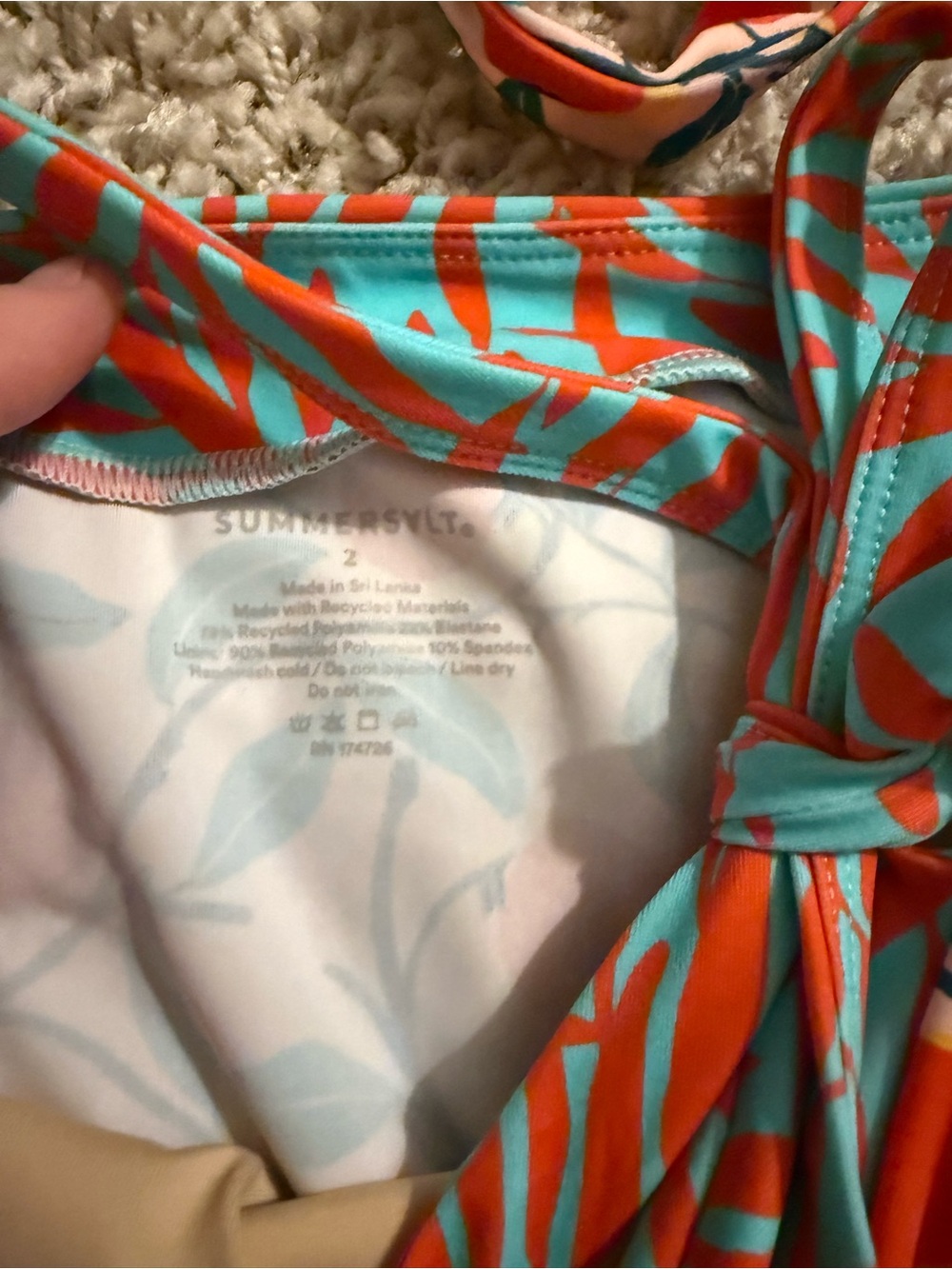 NWT DVF x Summersalt Perfect Wrap Bikini - Picture 9 of 12